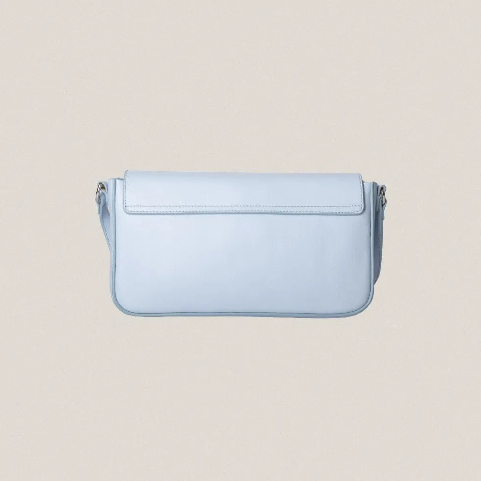Bolso Baguette N 8 Celeste