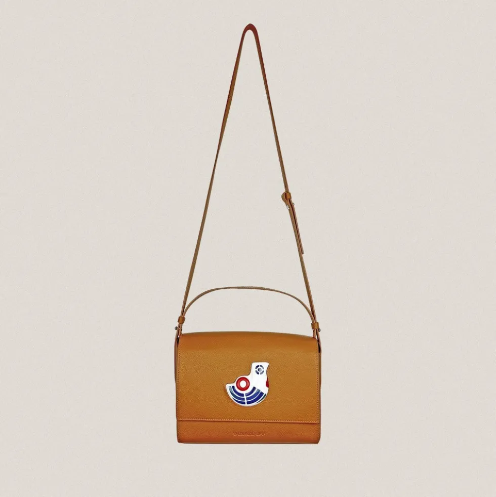 Bolso Solapa M Galos Cuero