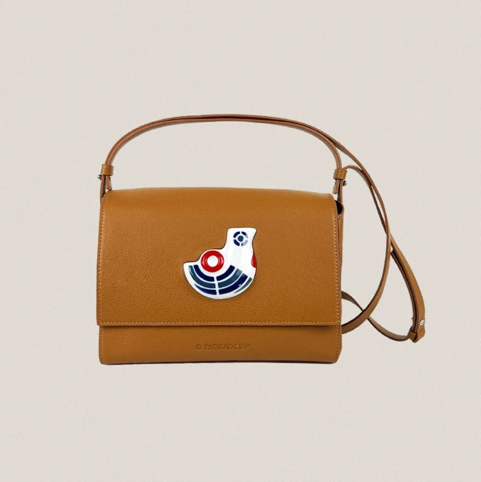 Bolso Solapa M Galos Cuero