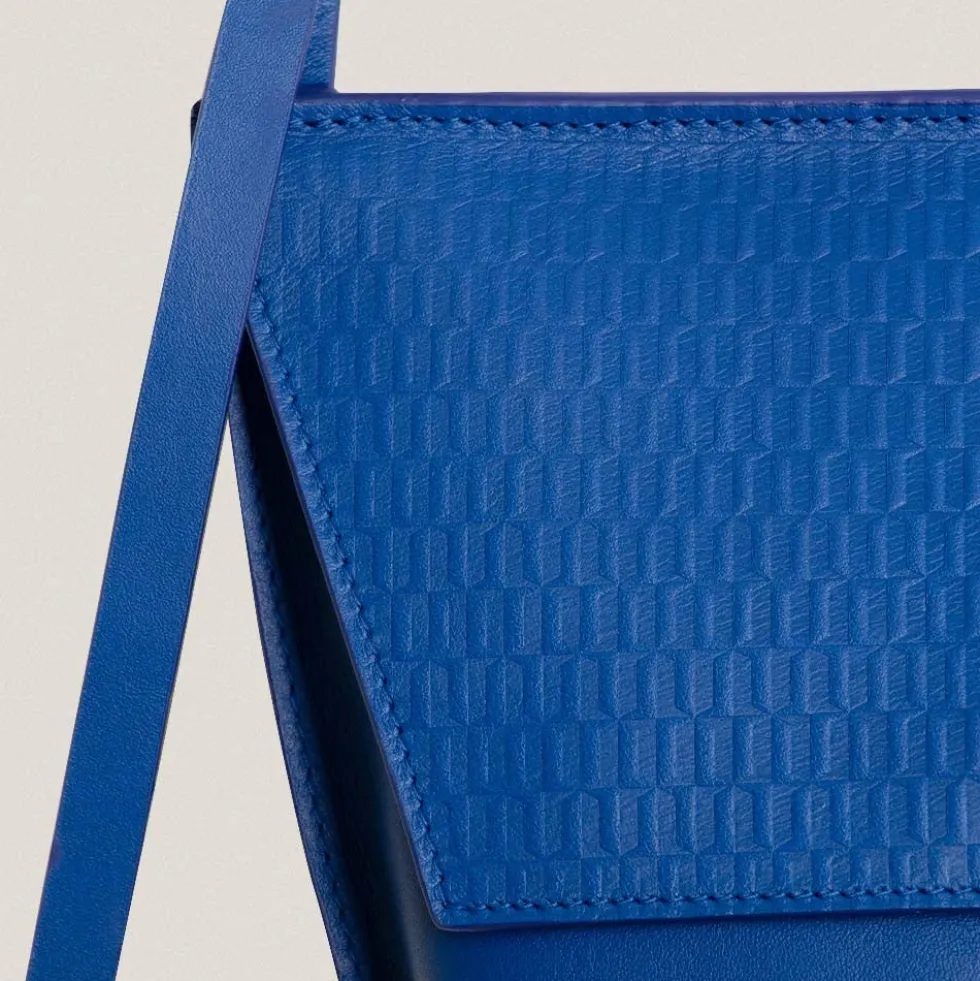 Bolso Trapezio S Granadínico Azul