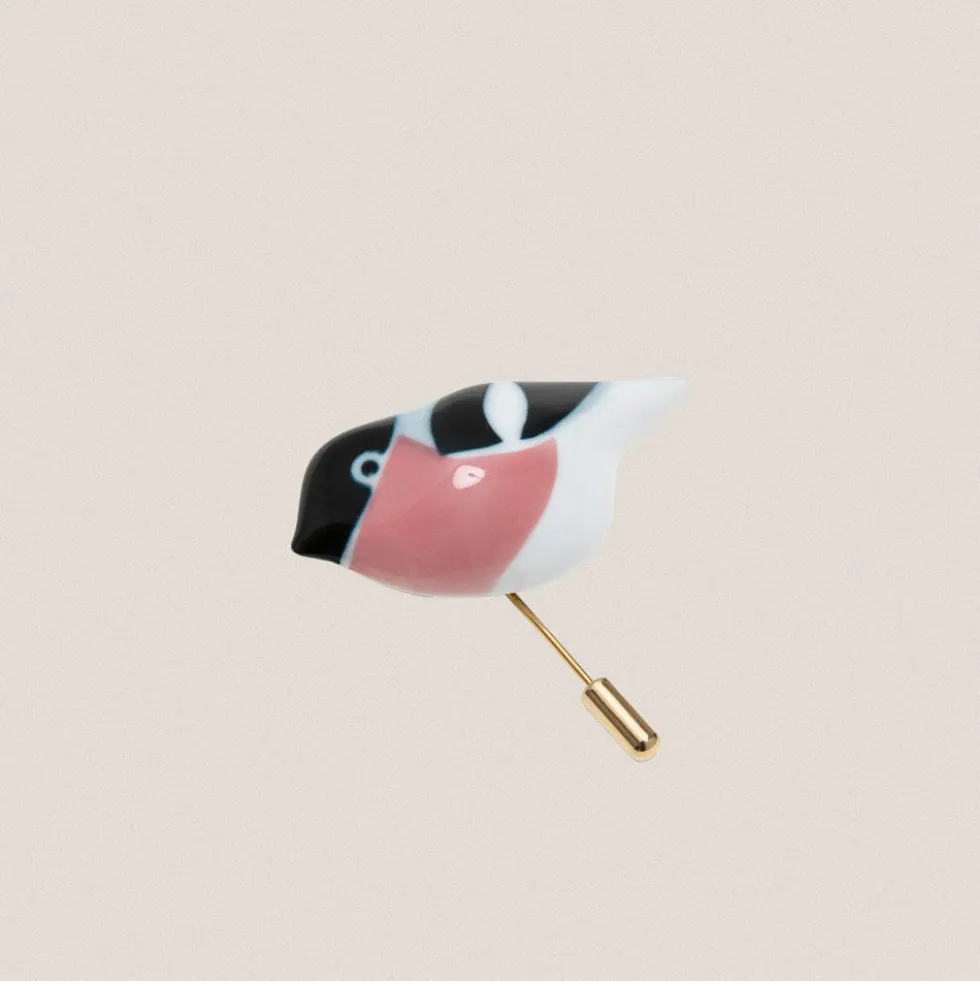 Broche Petirrojo