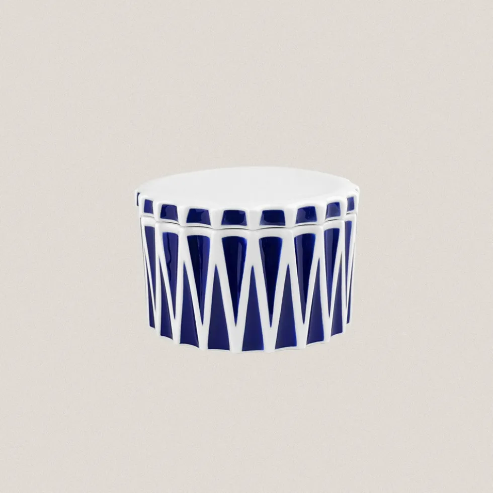 Caja Redonda Fol Azul