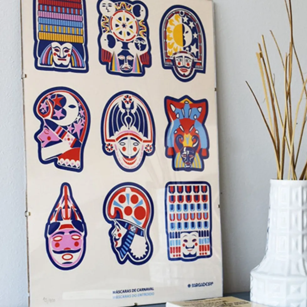 Cartel Máscaras de Carnaval