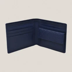 Cartera Geo Azul con Monedero