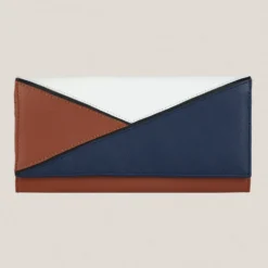 Cartera Geo Blanco