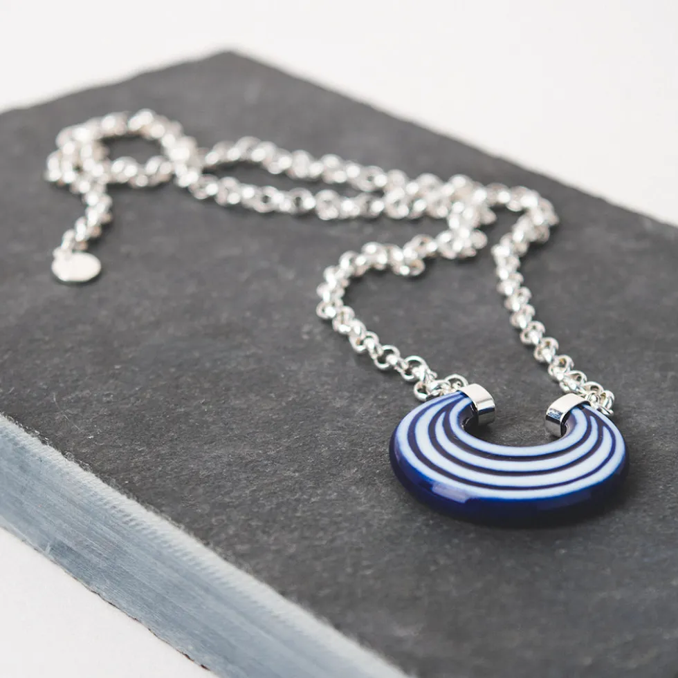 Colgante Arracada Azul M