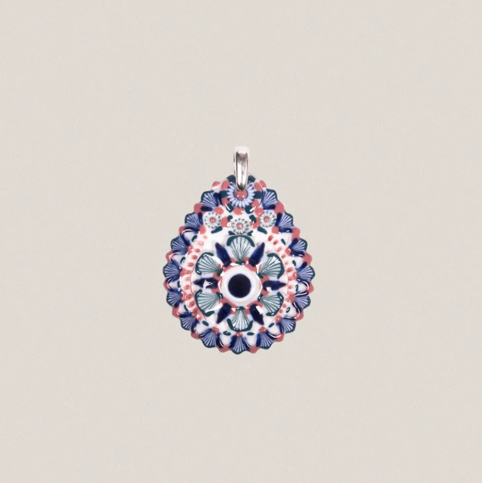Colgante Nº4 Oval con asa