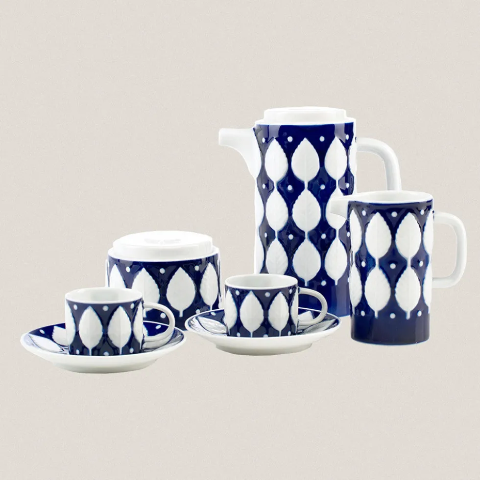 Juego Café 12 servicios F73 Azul