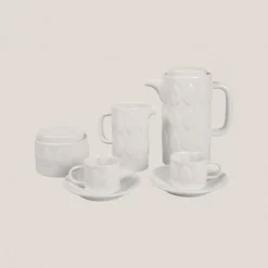 Juego Café 6 servicios F73 Blanco