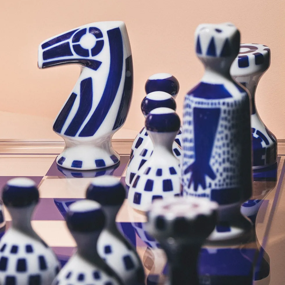 Juego de Ajedrez Sargadelos con Tablero