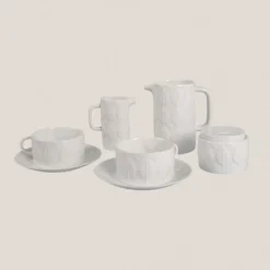 Juego Desayuno 2 servicios F 73 Blanco