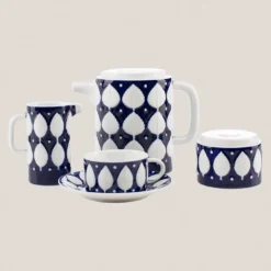 Juego Té 6 servicios F73 Azul