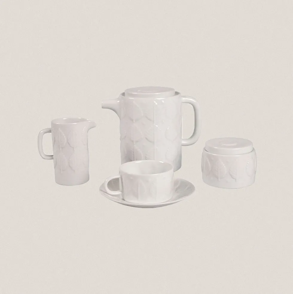 Juego Té 12 servicios F 73 Blanco