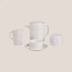 Juego Té 6 servicios F73 Blanco