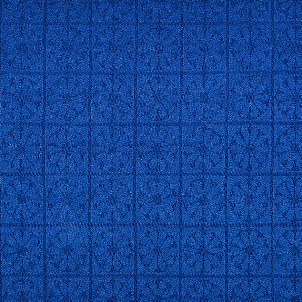 Mantel 12 servicios Flor Azul (180x350)