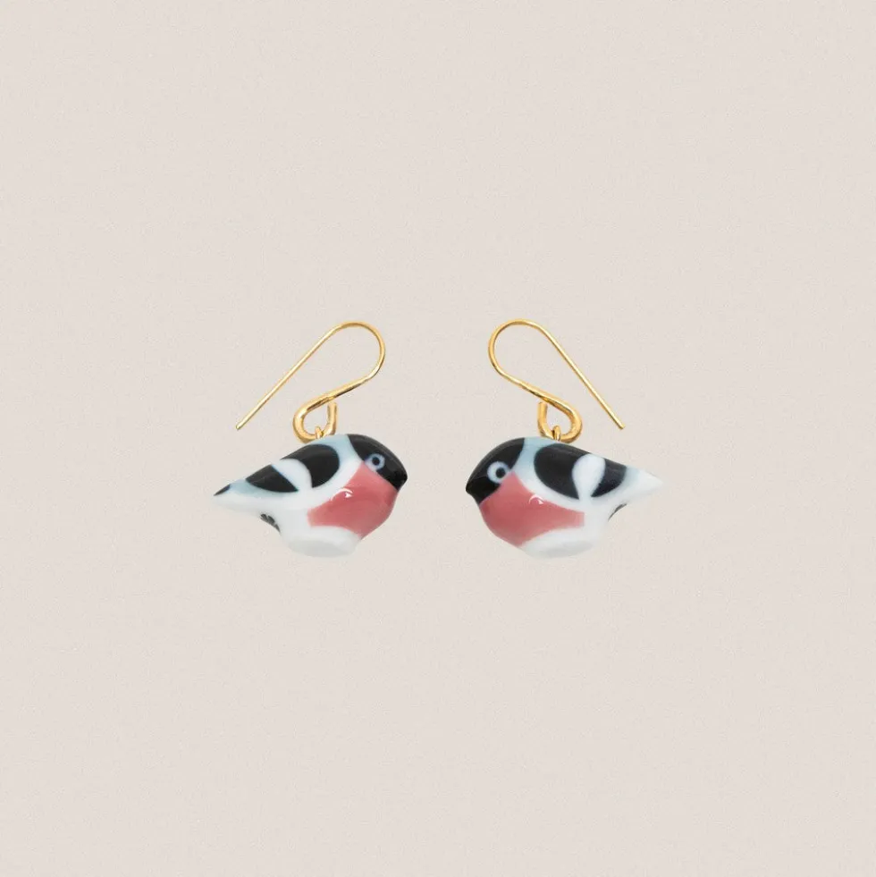 Pendientes Petirrojo Mini