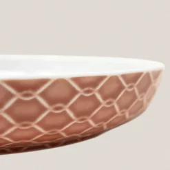 Plato Bol Gr. Rede Rosa Teja
