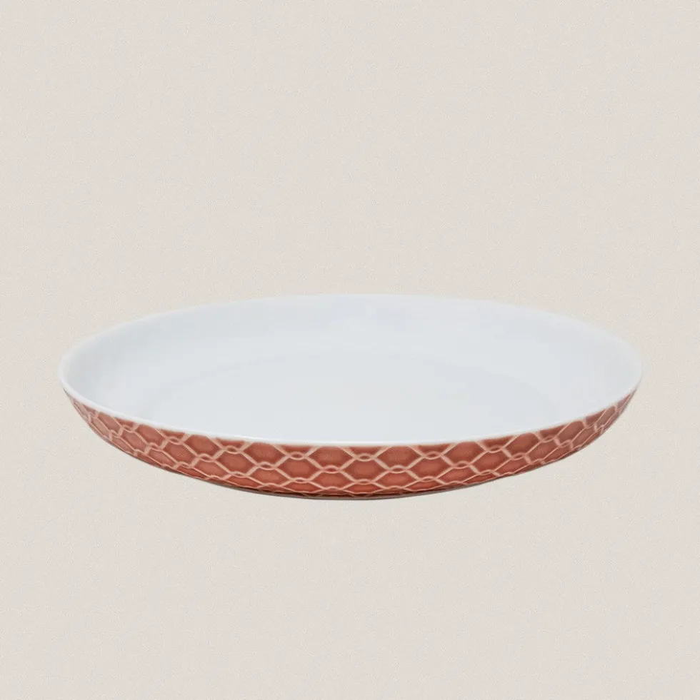 Plato Bol Gr. Rede Rosa Teja