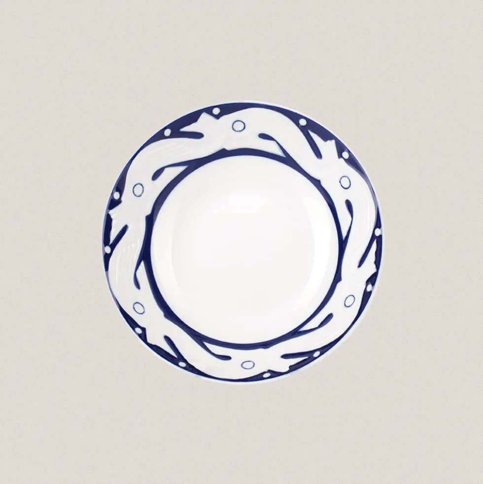 Plato Hondo Peixes Azul