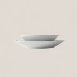 Plato Llano F 73 Blanco