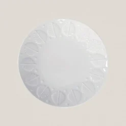 Plato Llano F 73 Blanco