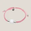 Pulsera Covas Cordón Rosa Cuarzo