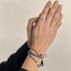 Pulsera Estilo Azul Flor