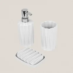 Set de Baño Fol Blanco