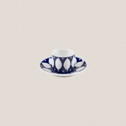 Taza Café con plato F73 Azul