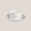 Taza Consomé con plato F73 Blanco