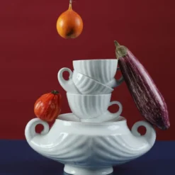 Taza Desayuno con plato Cuncha