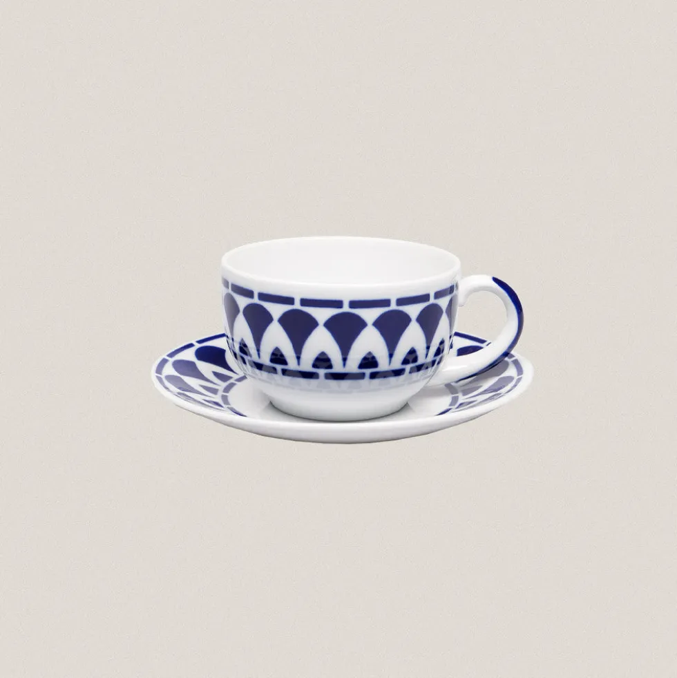 Taza Desayuno con plato Italica