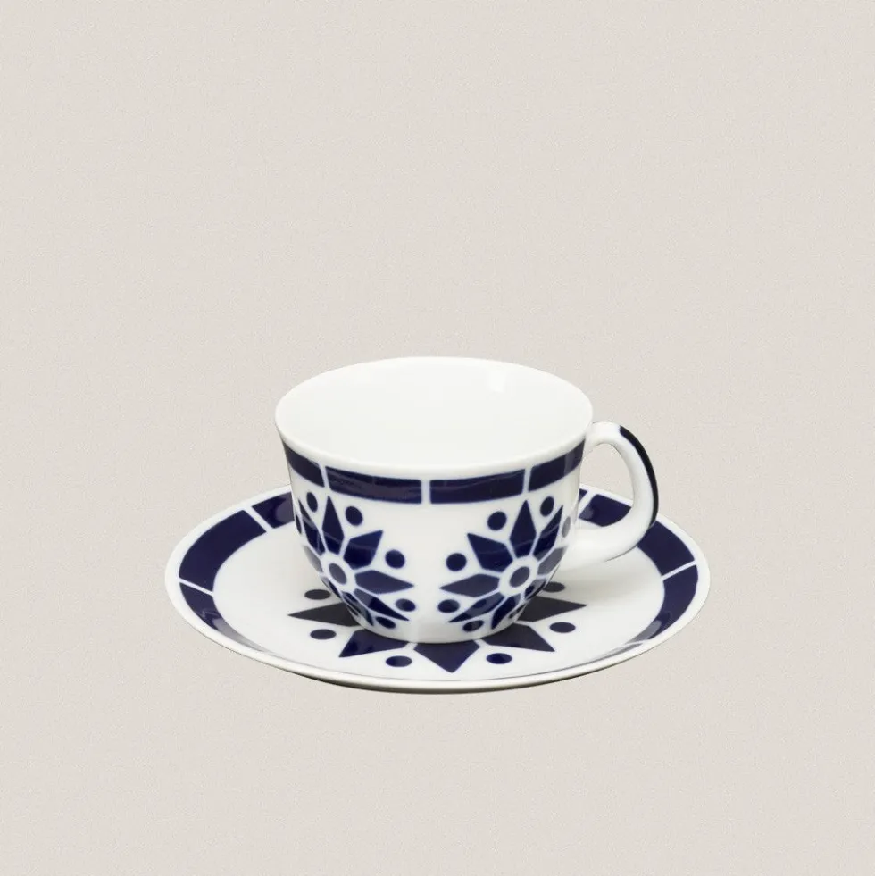 Taza Desayuno con plato Ros Nº1