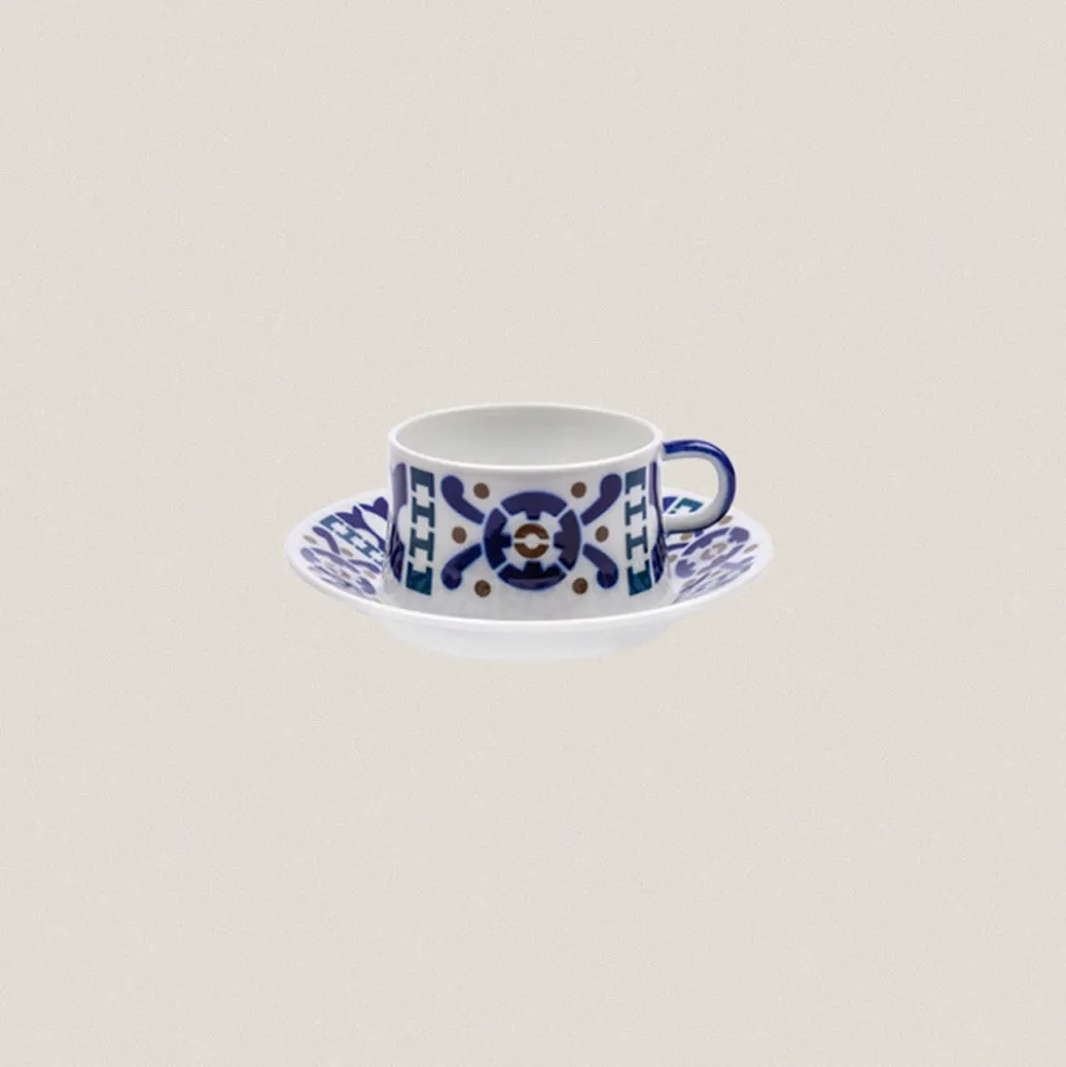 Taza Té con plato Burela