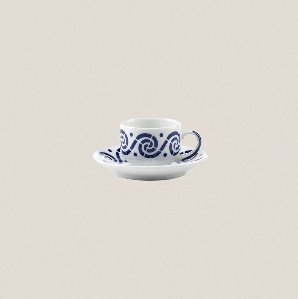 Taza Té con plato Espiroide