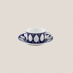 Taza Té con plato F73 Azul