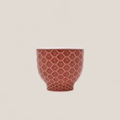 Vaso Rede Rosa Teja